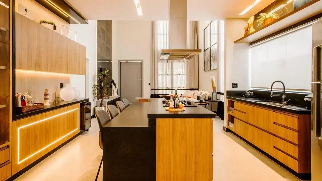 Comparativo entre modelos de cozinhas planejadas