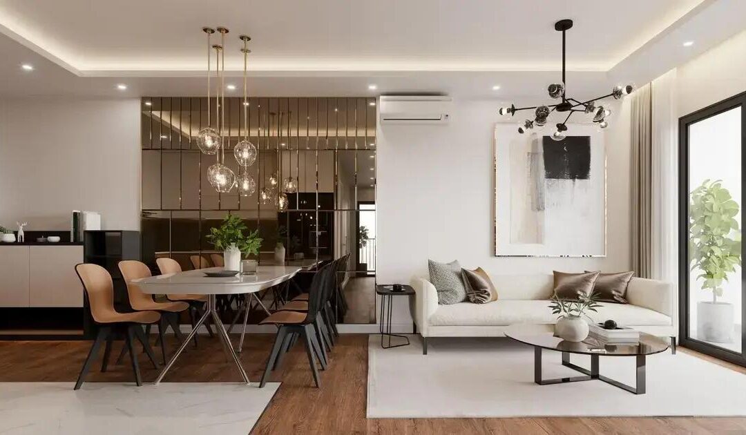 Móveis planejados com estilo atemporal para uma casa elegante